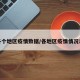 各个地区疫情数据/各地区疫情情况表